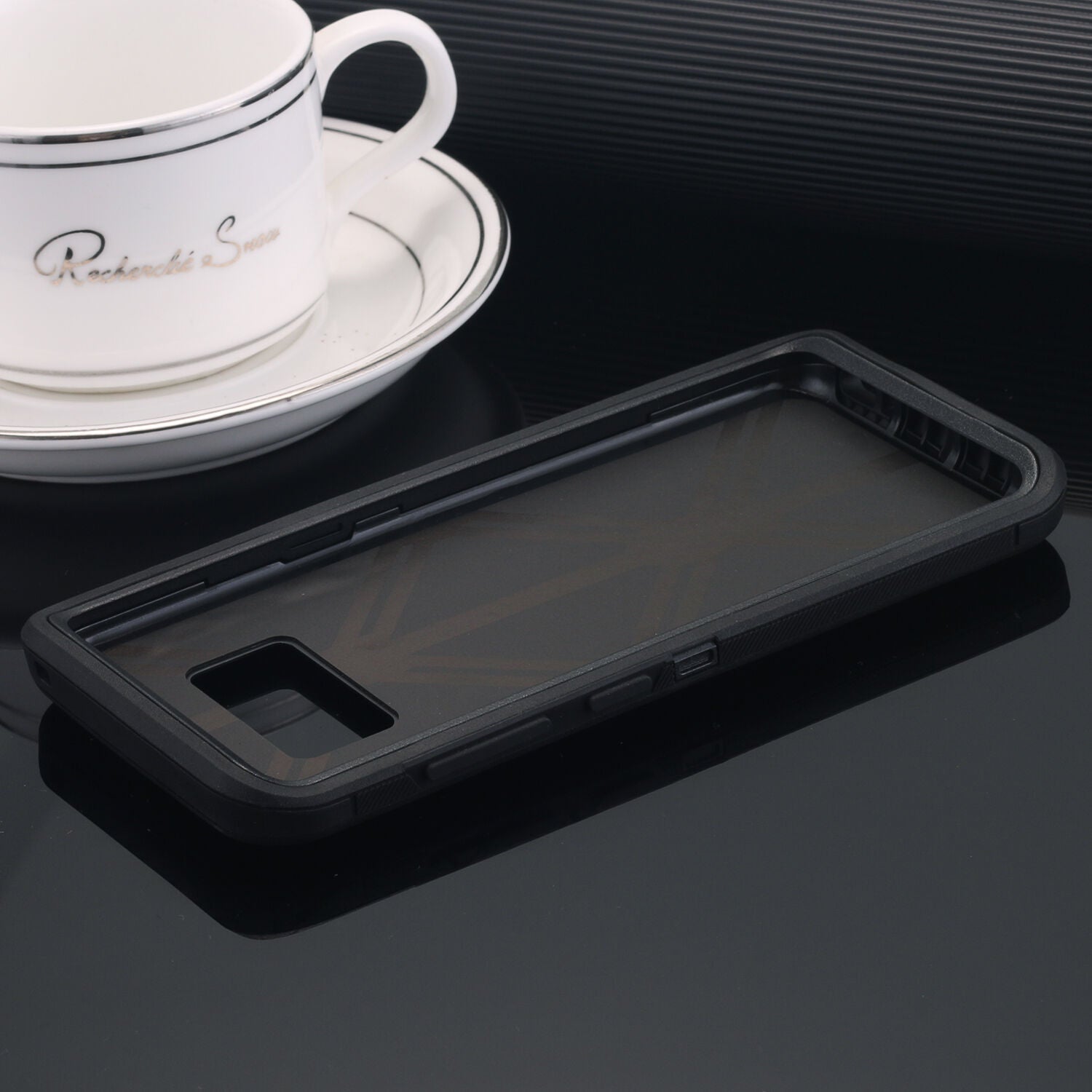 Samsung Galaxy S10 Plus Case Shockproof Hybrid Rubber Armor Rugged Cover-Black