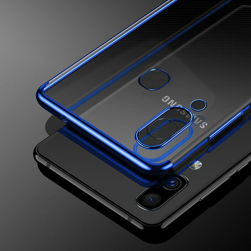 Soft Samsung Galaxy A20 Gel Clear Slim Bumper Protective Case Cover