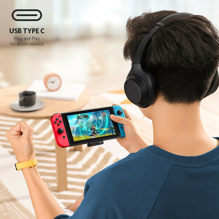 For Nintendo Switch Bluetooth Adapter Wireless Bluetooth Audio Transmitter