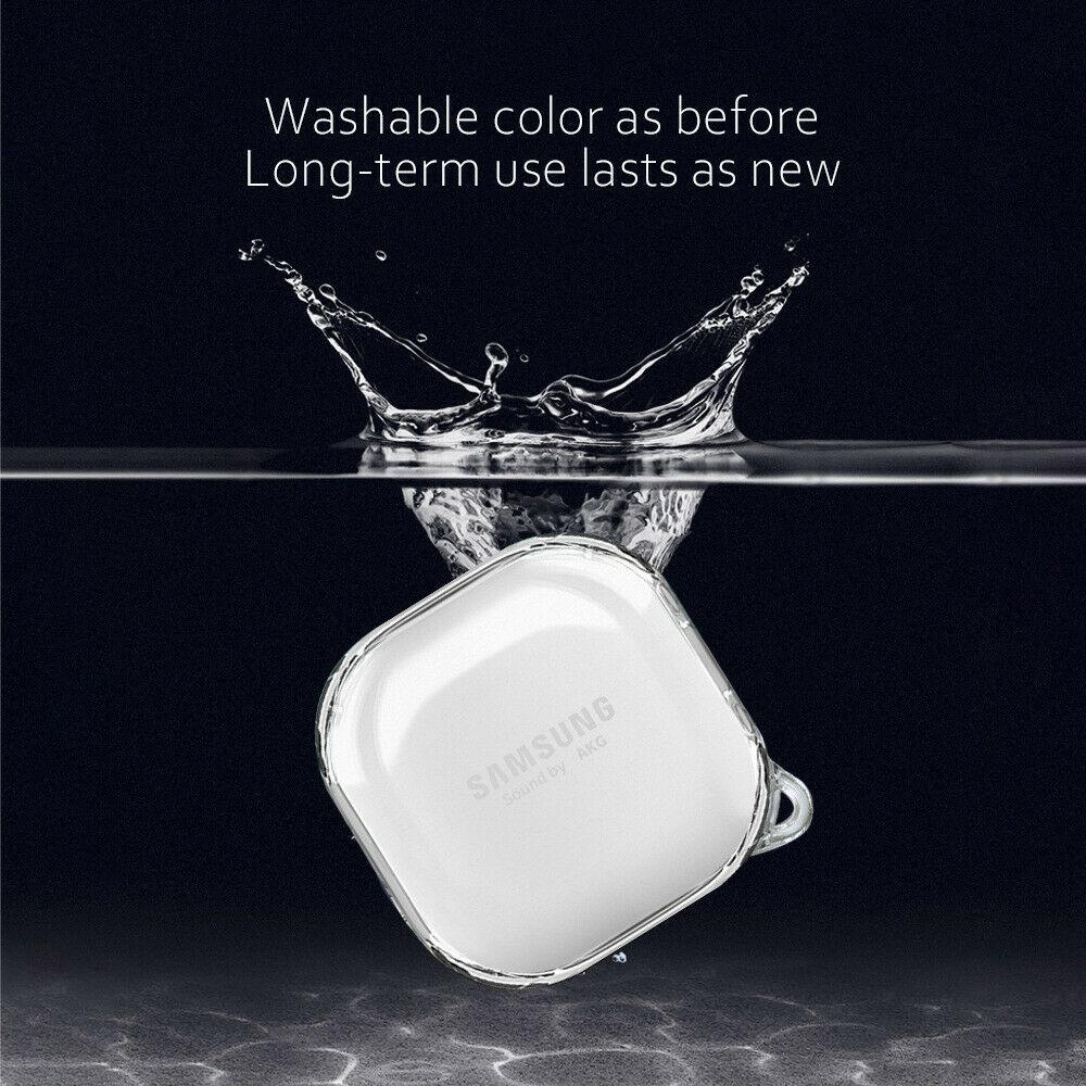 Clear Protective Cover Case for Samsung Galaxy Buds 2 Live/ Pro Earbuds Earphone