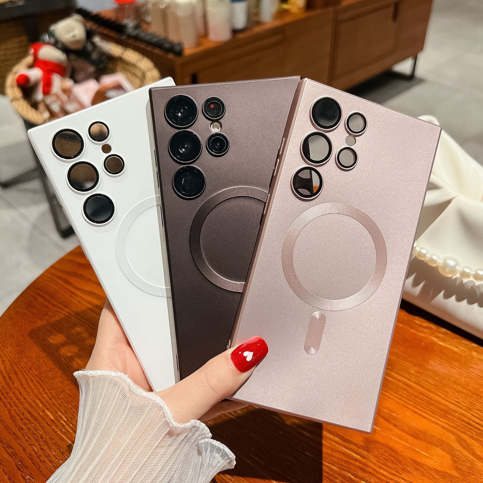 For Samsung Galaxy S24 Plus Ultra 5G Shockproof Mag Safe Case Cover