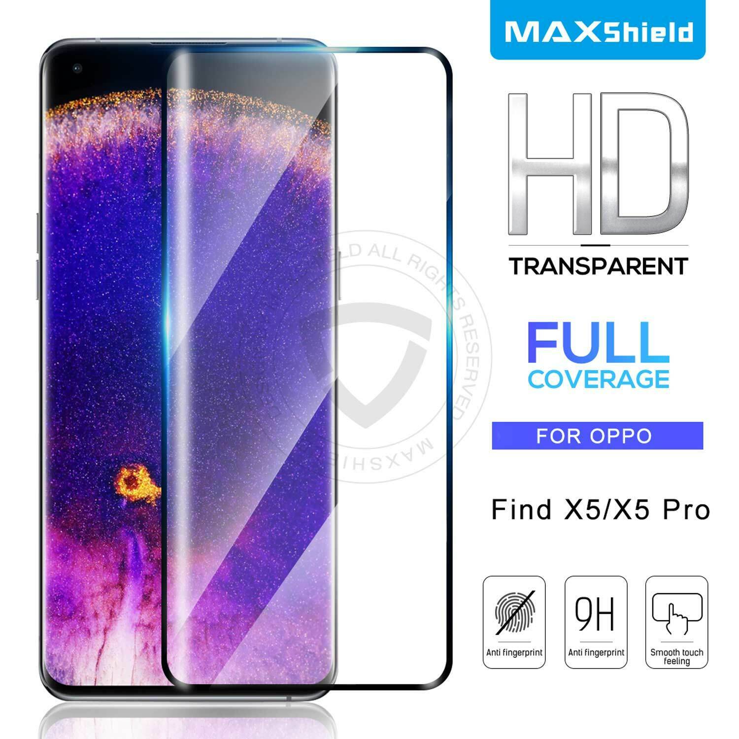 For OPPO Find X5 Pro Lite Full Coverage Tempered Glass Screen Protector Film