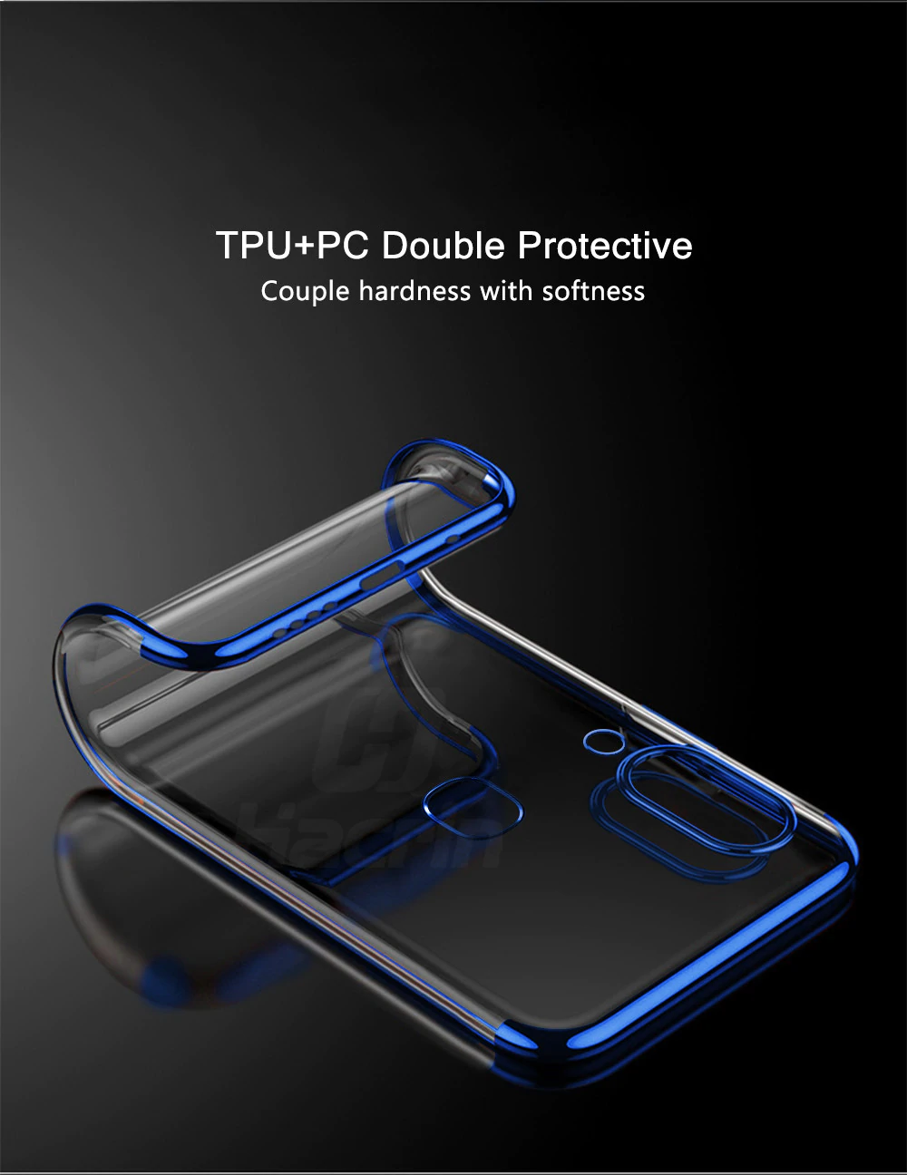 Soft Samsung Galaxy A20 Gel Clear Slim Bumper Protective Case Cover