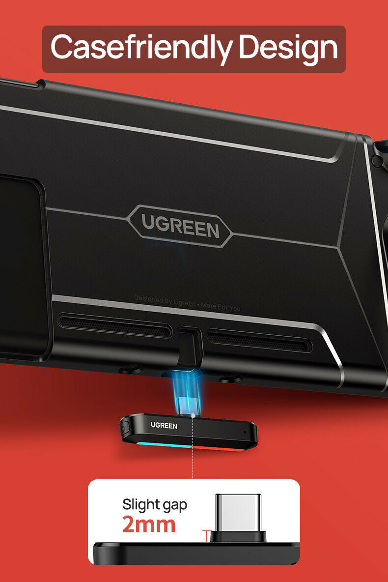 For Nintendo Switch Bluetooth Adapter Wireless Bluetooth Audio Transmitter