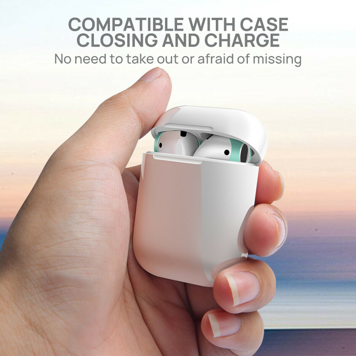 2x For Apple Airpods 3 Case Earpod Cover Ear Hook Earbuds Ear Tips silicone