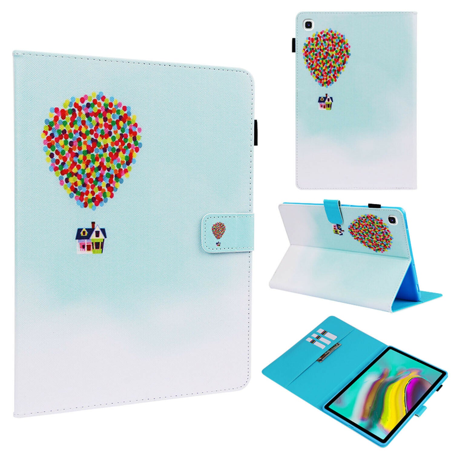 For Samsung Galaxy Tab S5e 10.5 T720 T725 Tablet Smart Case Leather Stand Cover