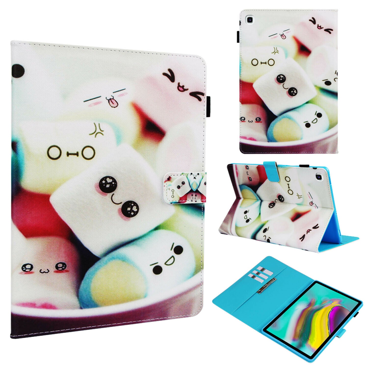 For Samsung Galaxy Tab S5e 10.5 T720 T725 Tablet Smart Case Leather Stand Cover