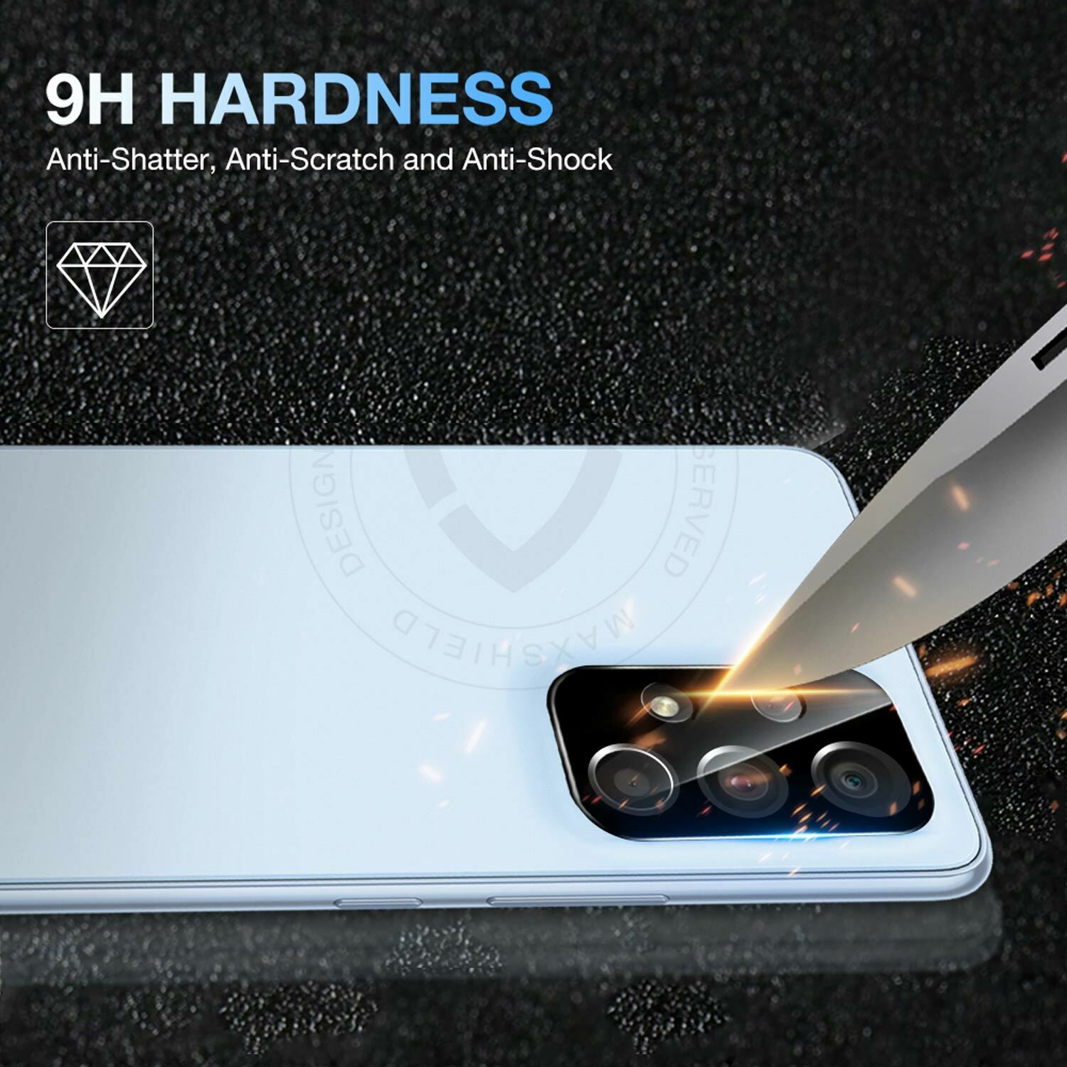 For Samsung Galaxy A53 5G Tempered Glass Full Cover Lens Camera Screen Protector