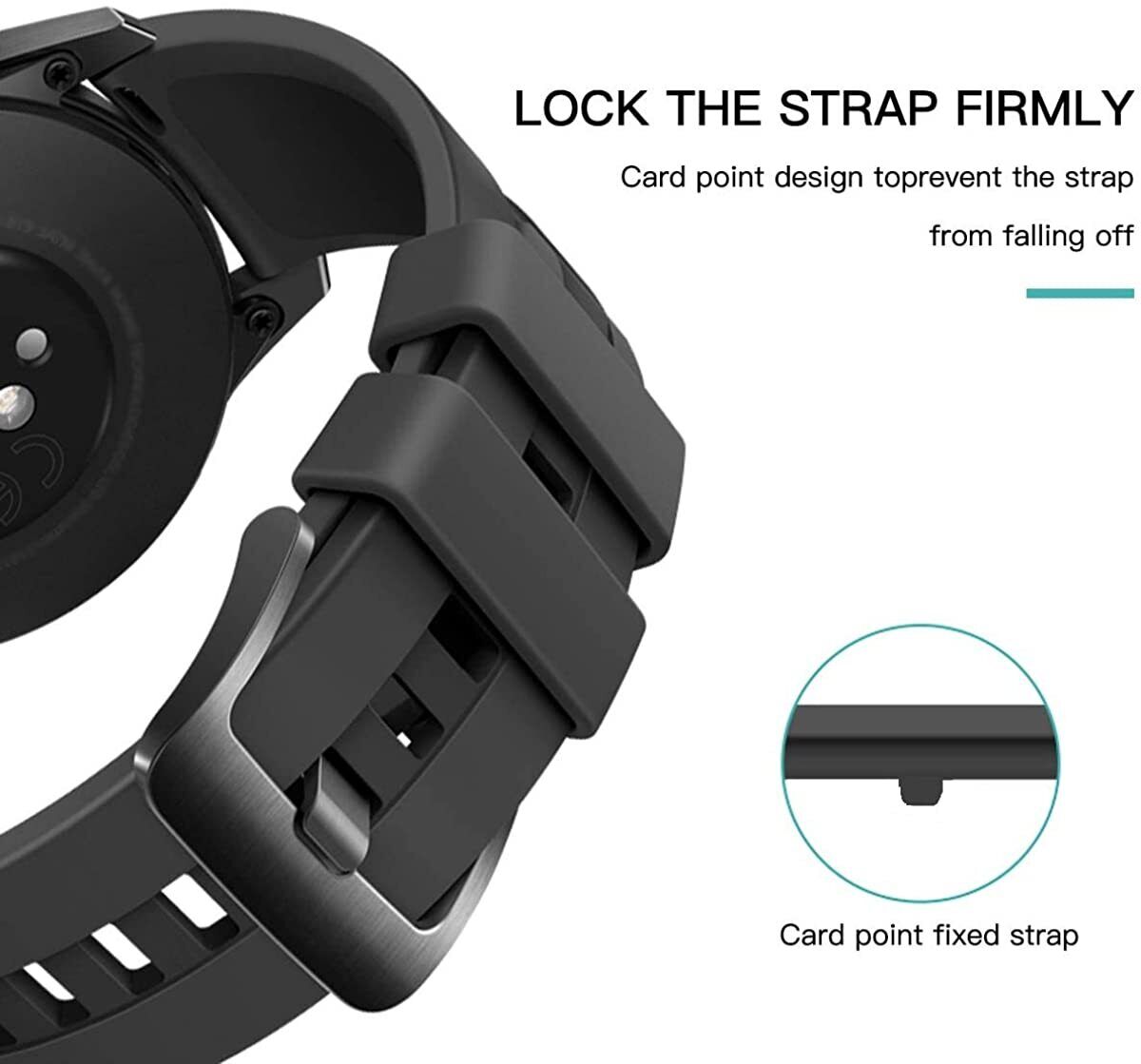 3x Watch Band Strap Loop Bracelet Lock Fastener Ring