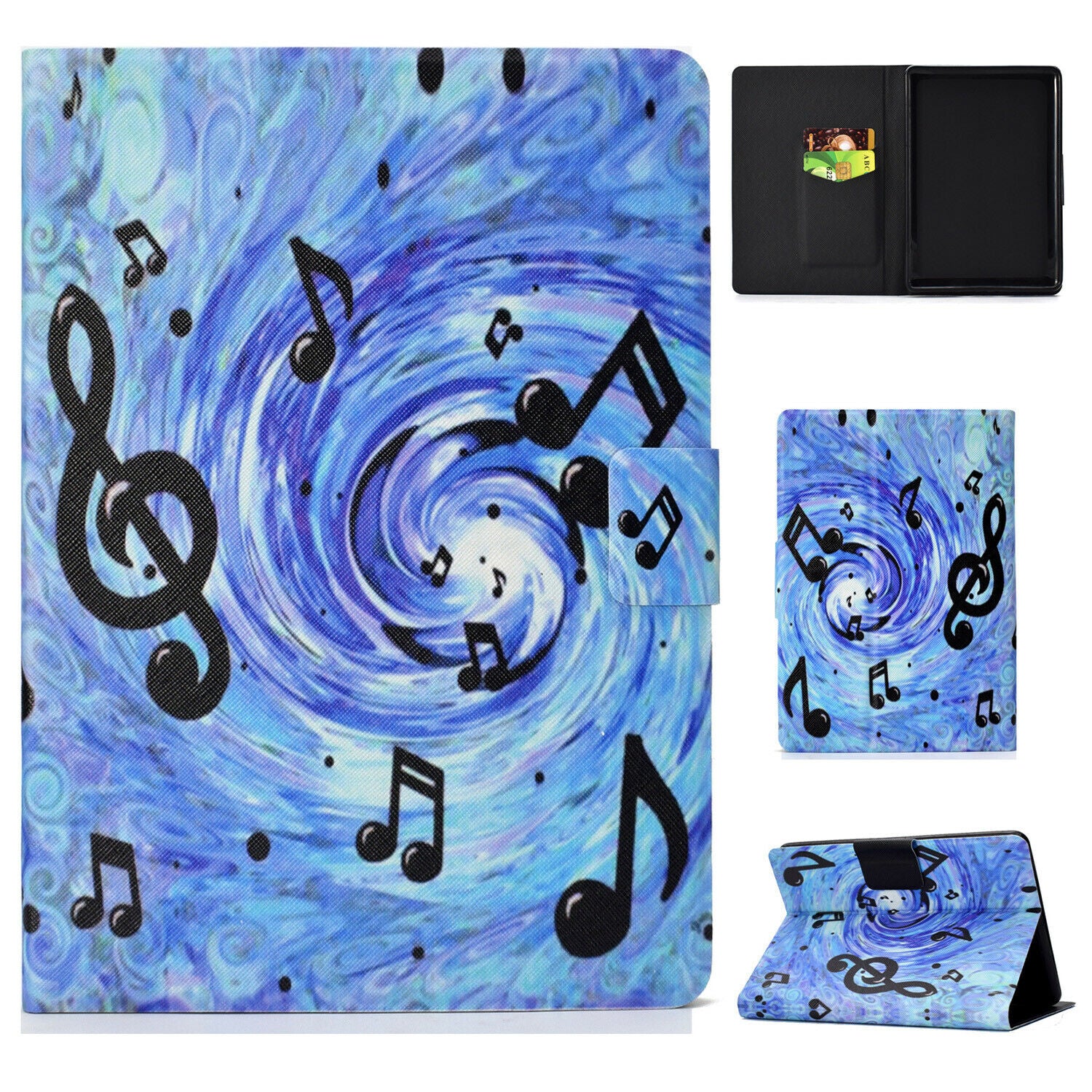 Leather Case For All-New Kindle 2019 10th Gen 6" Card Slot Magnetic Stand Cover