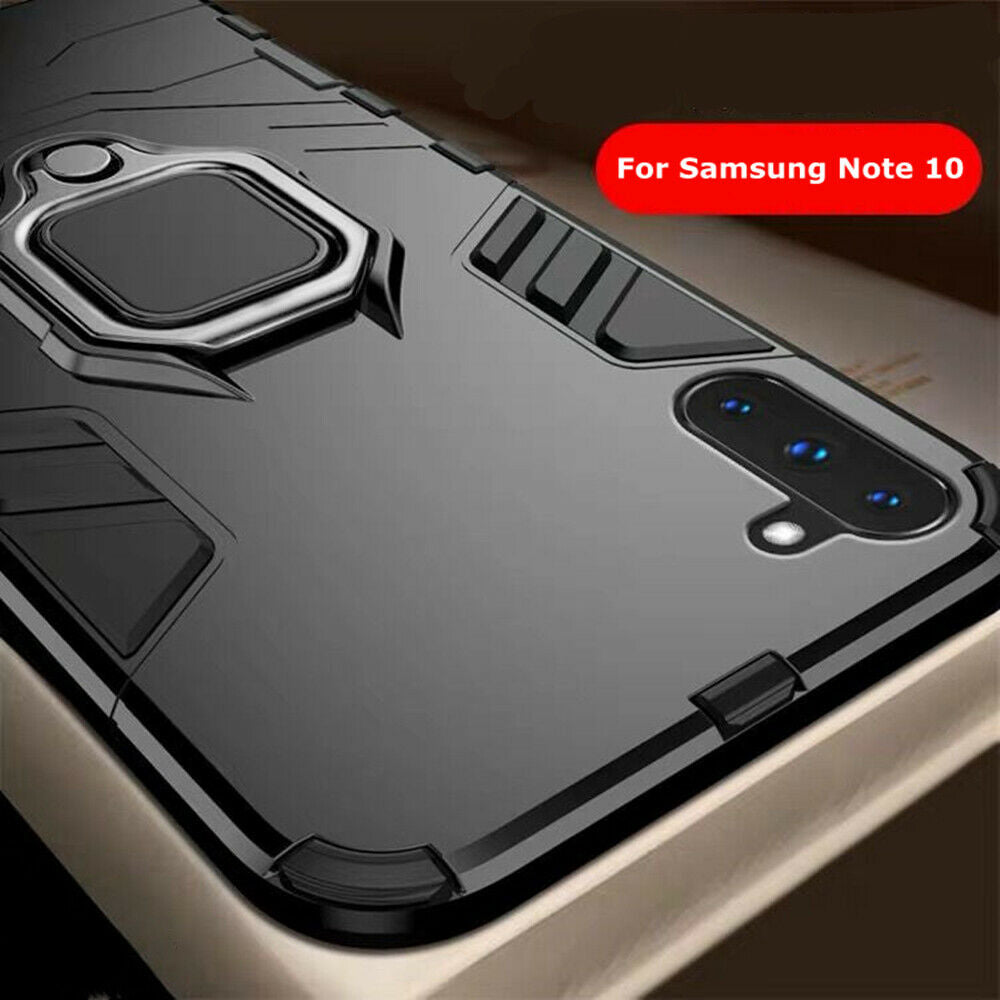 For Samsung Note 10 Case Hybrid Magnetic Armor Ring Holder Heavy Duty Cover