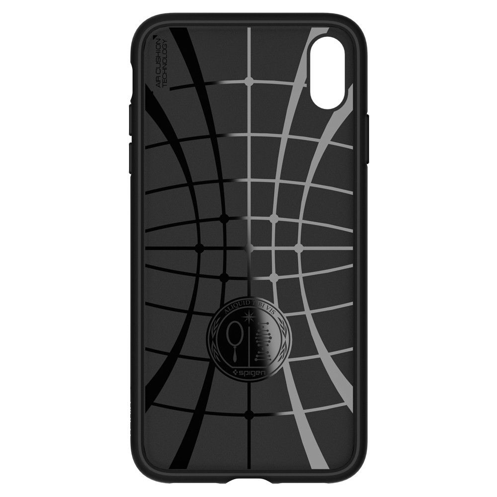 iPhone XR Case Genuine SPIGEN Soft Liquid Air Armor Slim Cover Apple-Black