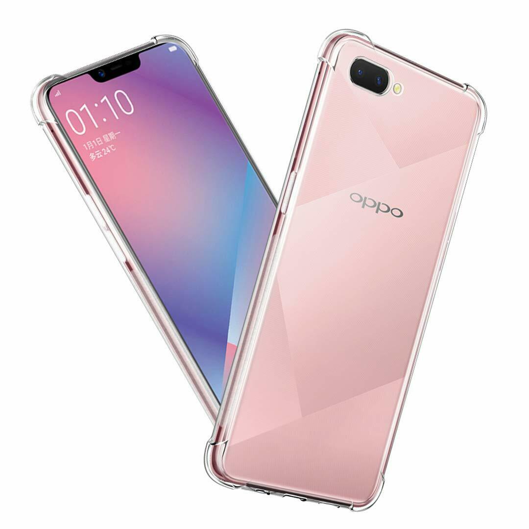 Shockproof Tough Gel Clear Case Cover for Oppo  AX5S