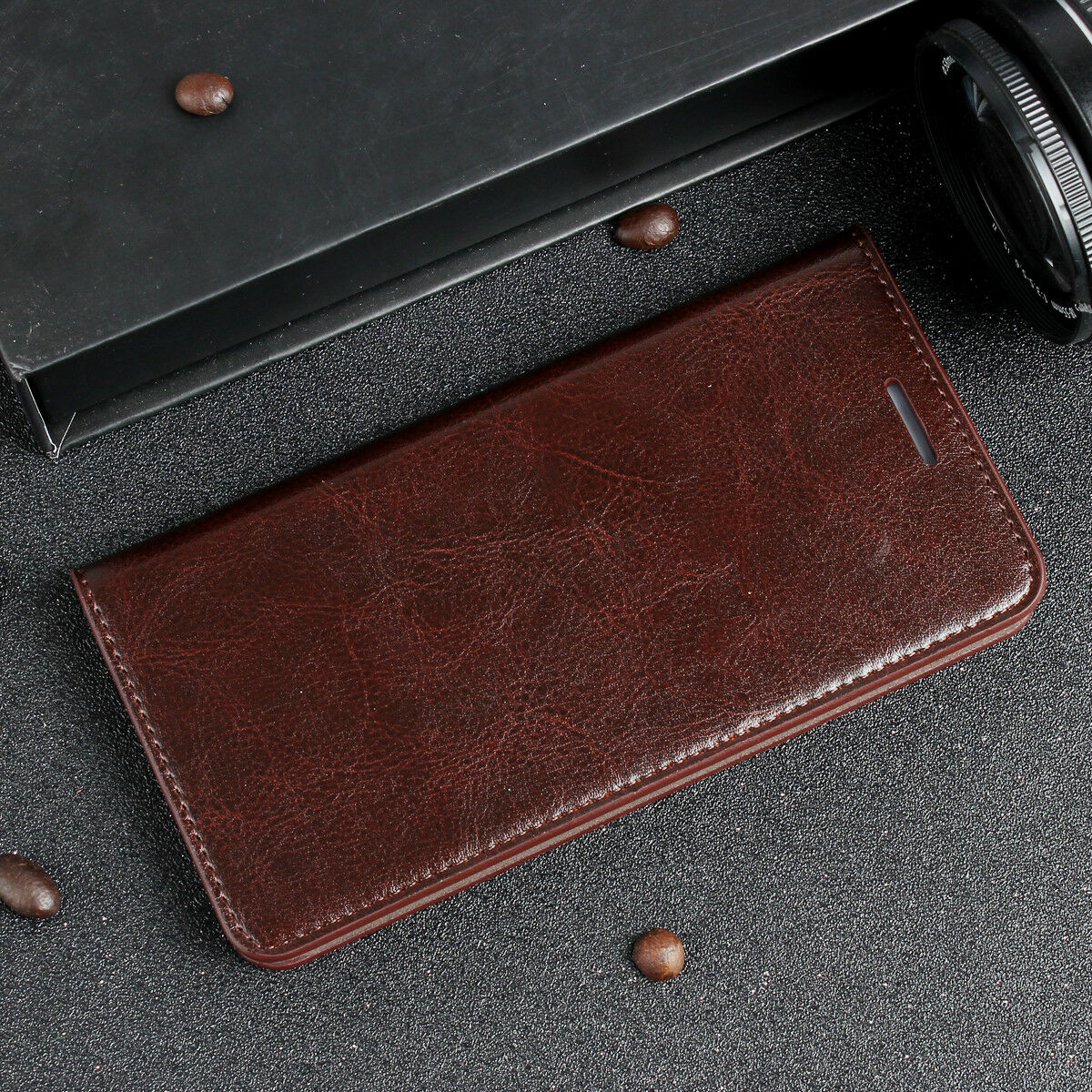 iPhone XR Luxury Flip Cover Wallet Card Leather Case