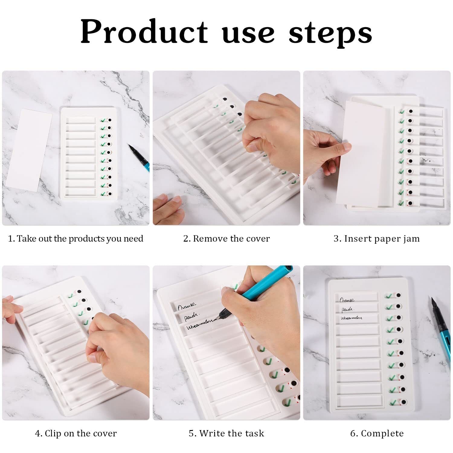 My Chores Chart Memo Board Kids Elder Care RV Checklist To Do List Planner Notes