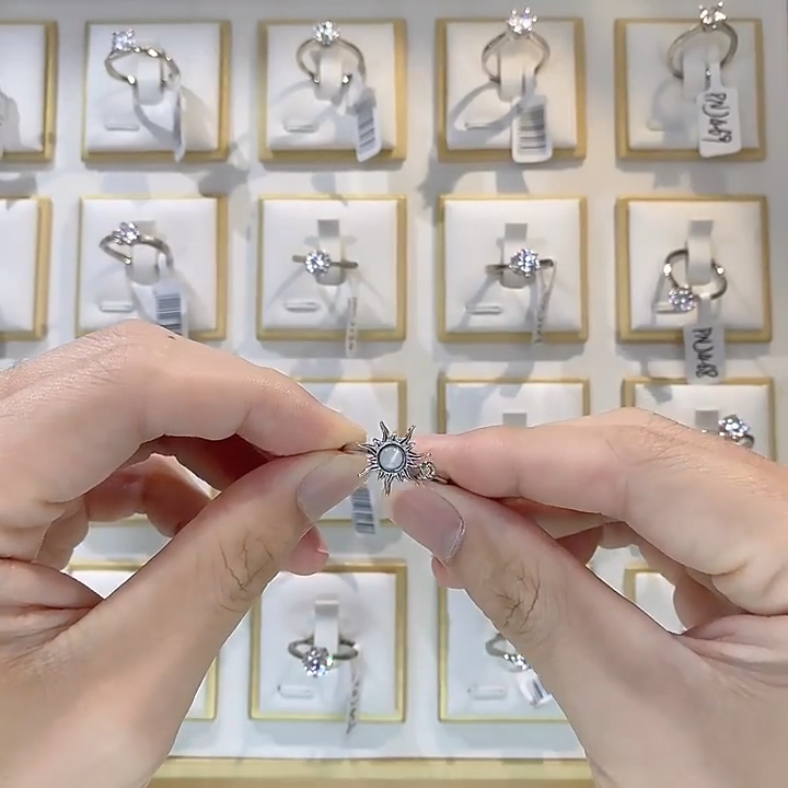 Anxiety Worry Fidget Spinner Ring Meditation Spinner Ring Adjustable Opening AU