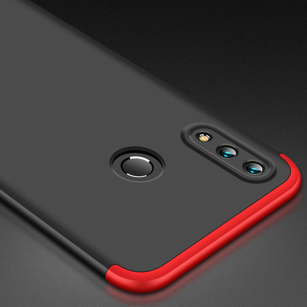 360° Full Tough Cover Shockproof Heavy Duty Bumper Armor Case For Huawei Nova 3i-Red Black