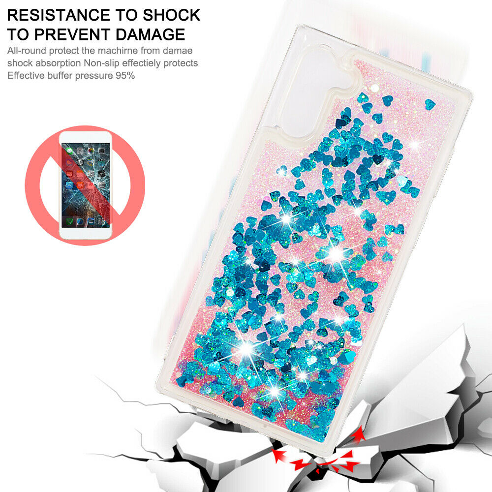 For Samsung Note 10 Case TPU Soft Quicksand Rubber Gel Cover