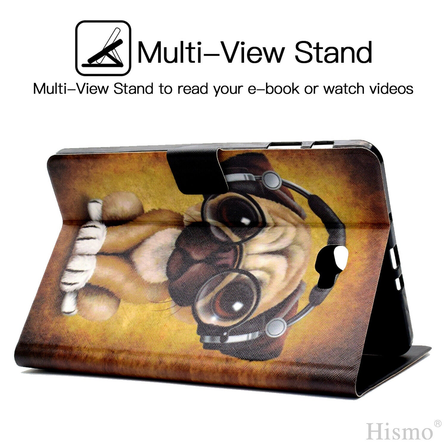 For Samsung Tab A 10.1" 2019 SM-T510 T515 Tablet Case Smart Magnet Leather Cover-19 Patterns