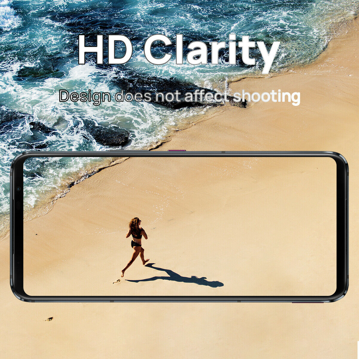 MAXSHIELD Screen Glass Tempered Back Lens Camera Protector For ASUS ROG 5