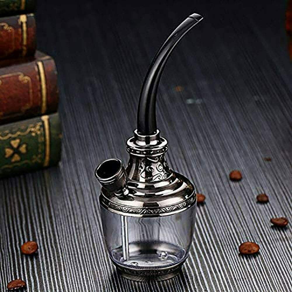 Hokah Portable Bubbler Tobacco Water Smoke Pipe Bong Mini Smoking Pipe FULL PACK