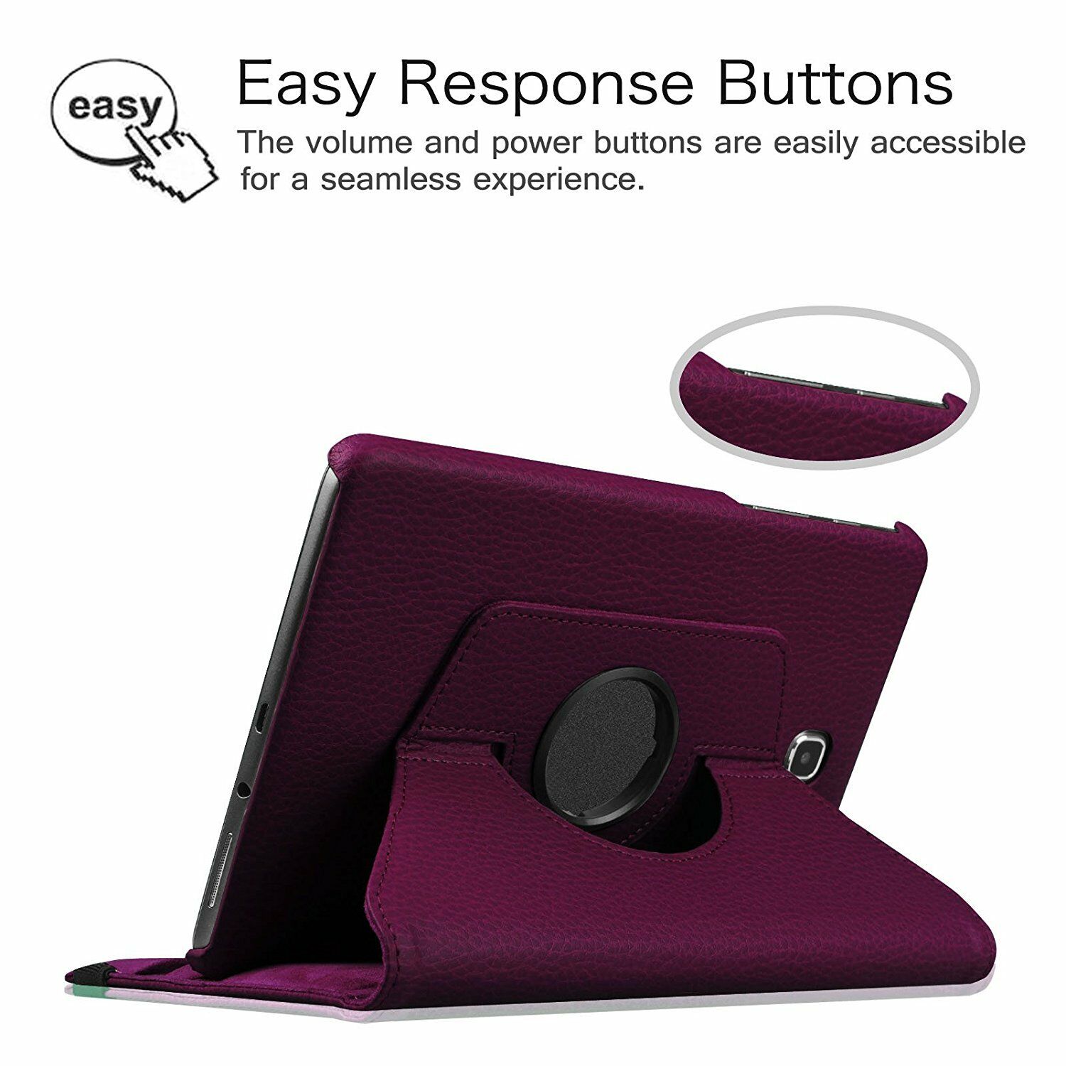 Samsung Galaxy Tab S4 10.5 T830 /T835 Case Rotating 360 Degree Smart Stand Cover