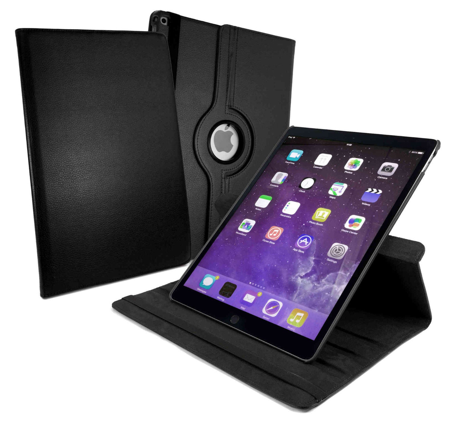 360 Rotate Leather Case Cover For Apple iPad Mini 1 2 3