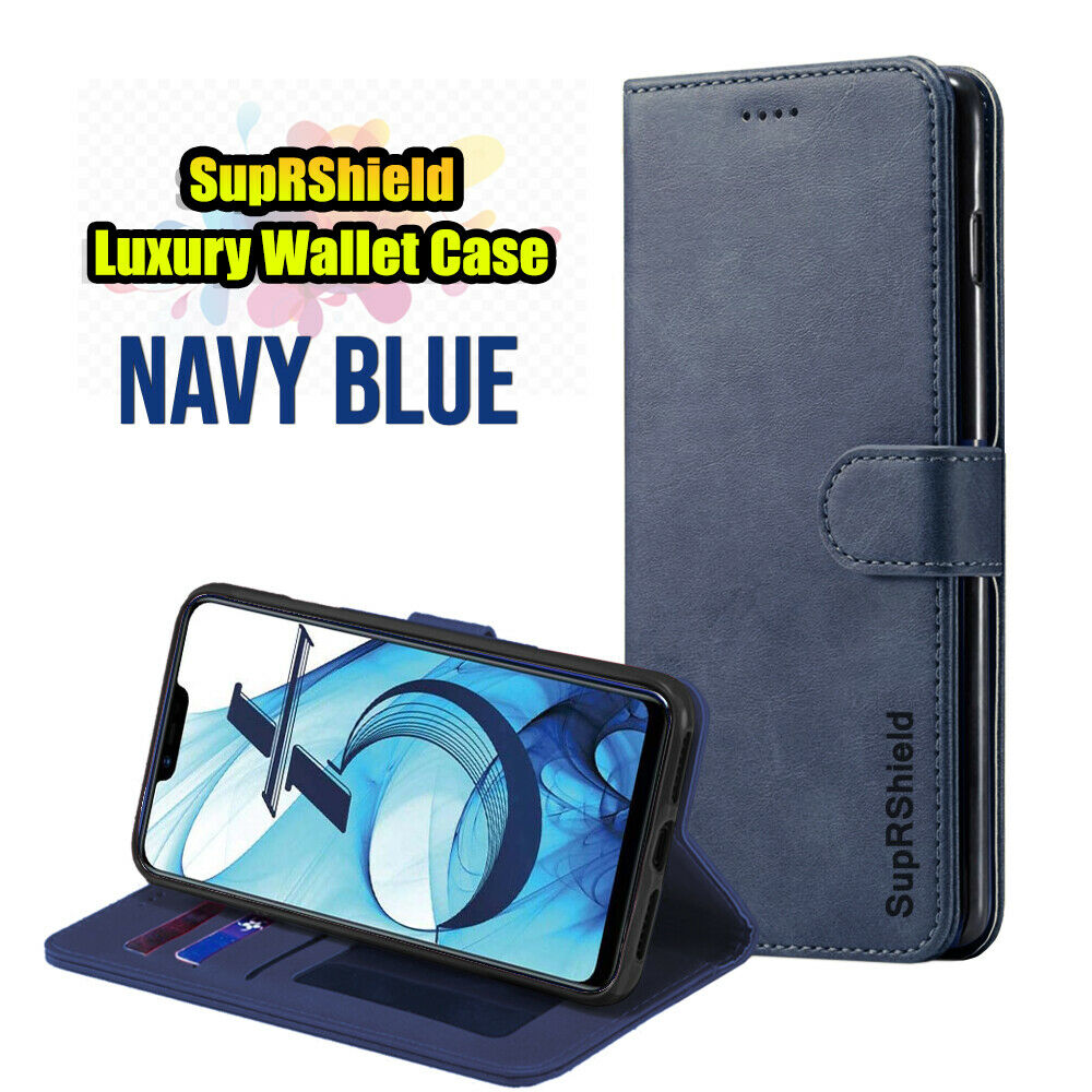 Leather Wallet Case Cover For Oppo AX5S