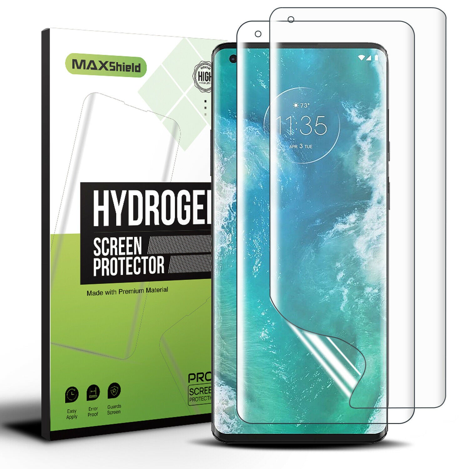 For Motorola Moto Edge 5G Hydrogel Full Coverage HD Soft Flex Screen Protector