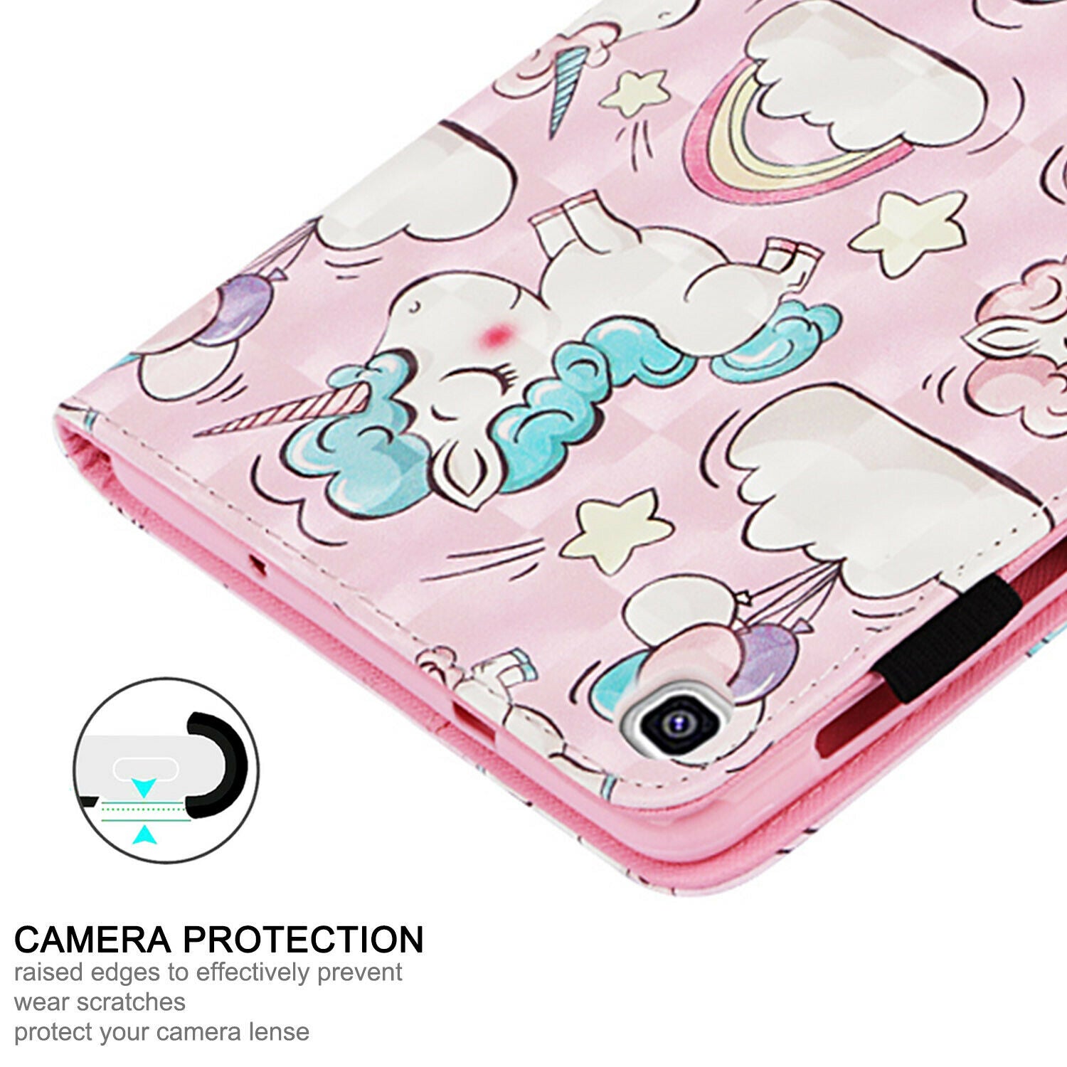 For Samsung Galaxy Tab S5e 10.5 T720 T725 Tablet Smart Case Leather Stand Cover