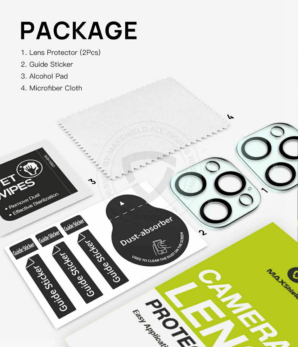 [2 Packs]For iPhone 14 Series Camera Lens Tempered Glass Screen Protector