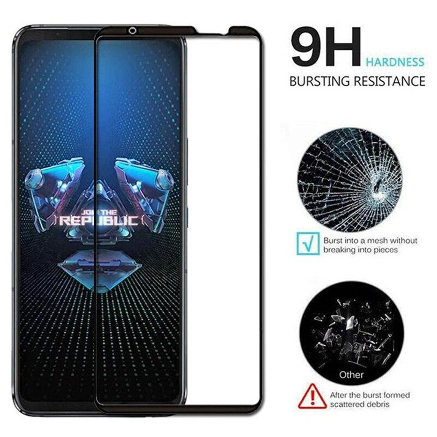 ASUS Phone ROG 6 6 Pro 5S 5 Ultimate Tempered Glass Screen Protector LCD Cover