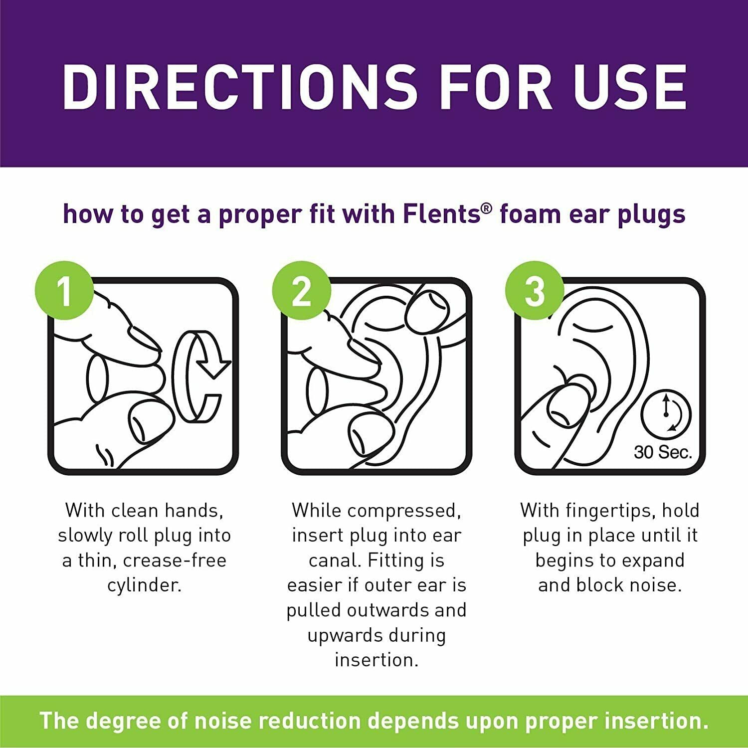 5x Soft Foam Earplugs Noise Reduction Ear plugs Sleeping Shooting Reusable Snore