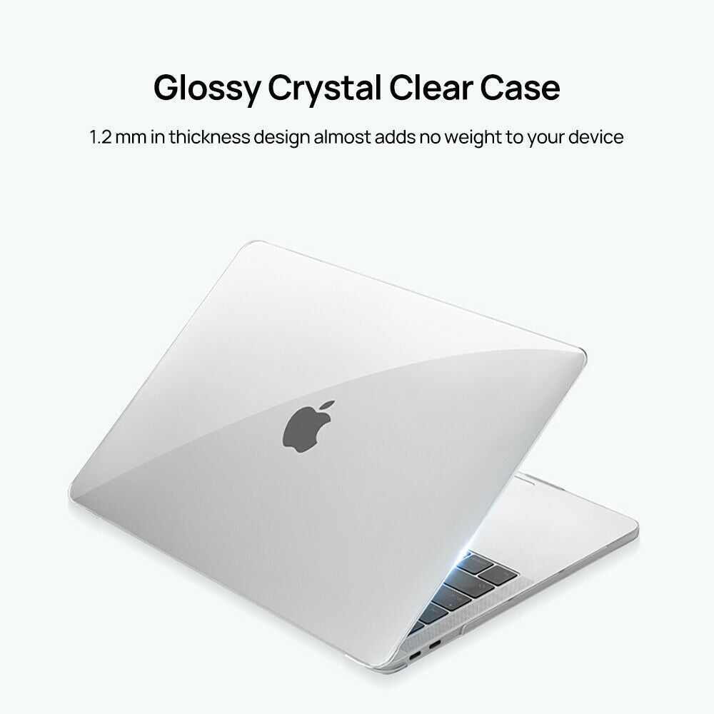 Case Clear Hard Shell Glossy Crystal Cover For Macbook Pro 16" 2023 M1 M2