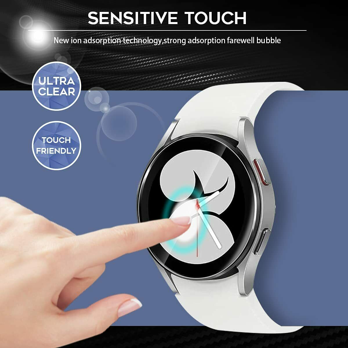 For Samsung Galaxy 5 Pro 40mm 44mm 45mm Watch Tempered Glass Screen Protector