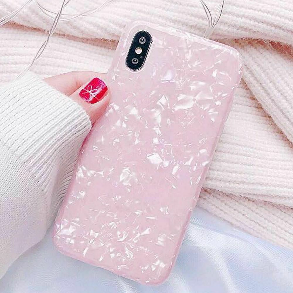Case For Samsung S8+ Plus Cover Marble Silicone Skin TPU Bumper-Rainbow
