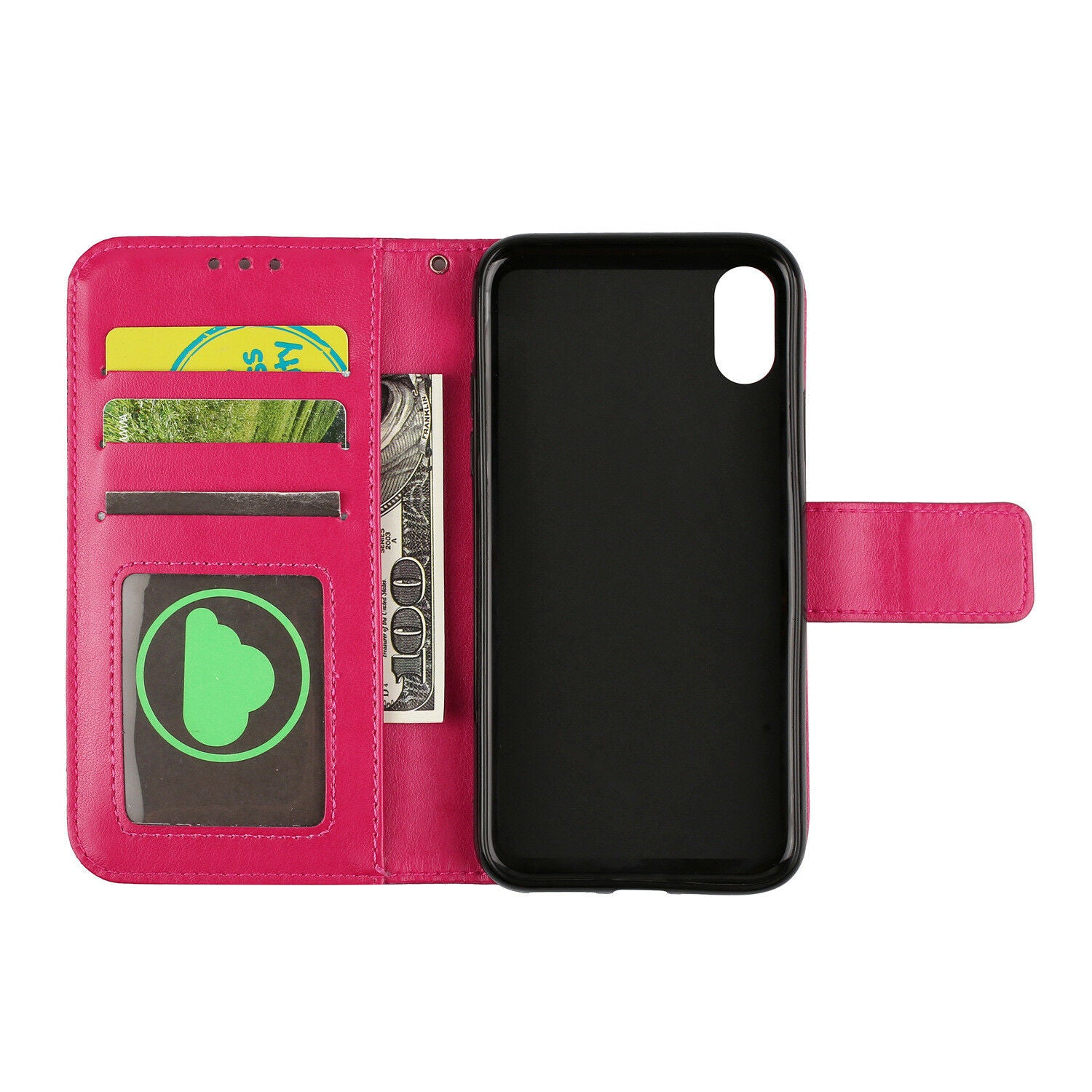 Leather Wallet Case Flip Stand Phone Case Cover For iPhone XR