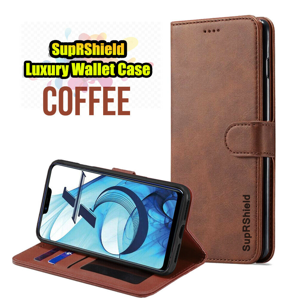 Leather Wallet Case Cover For Oppo AX5S