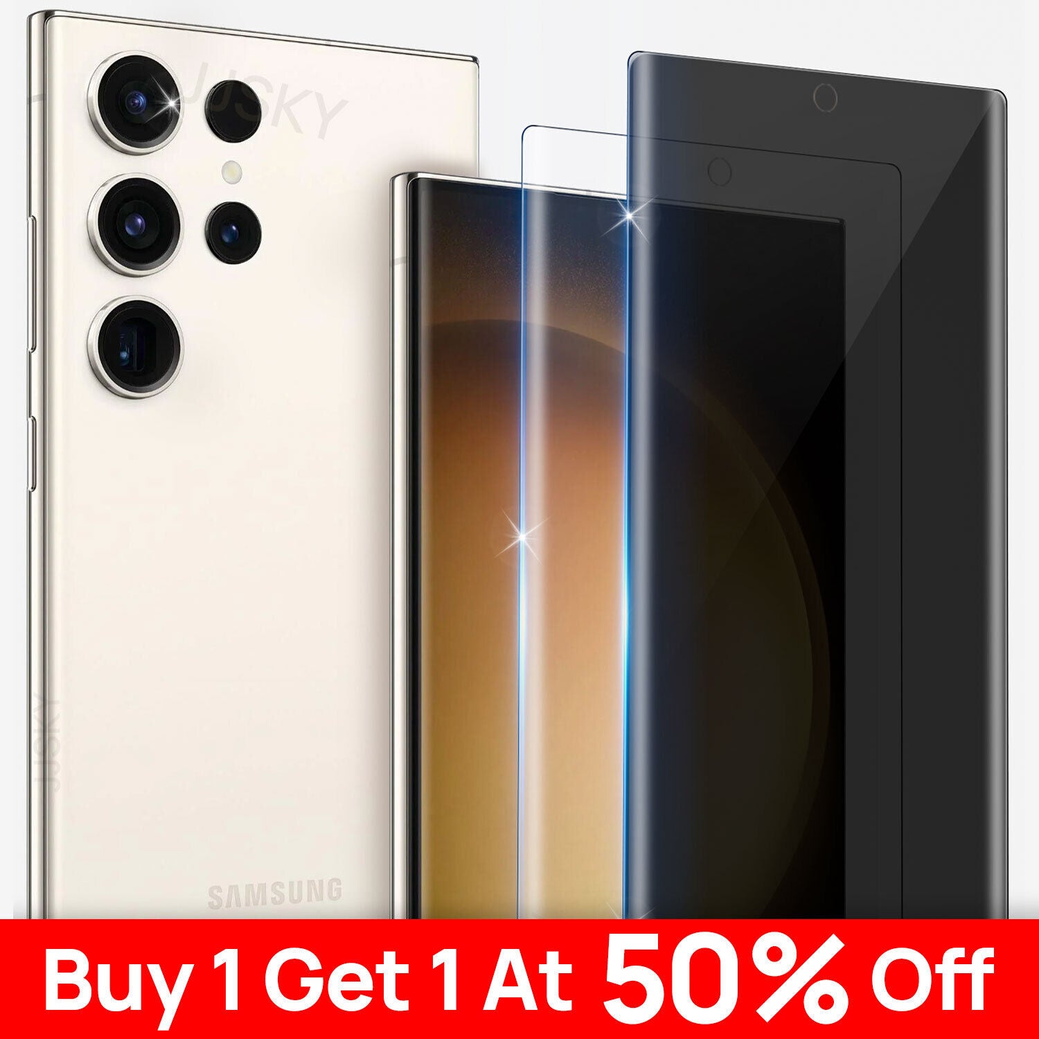 For Samsung Galaxy S24 Plus Ultra 5G Note Privacy Glass Screen Protector