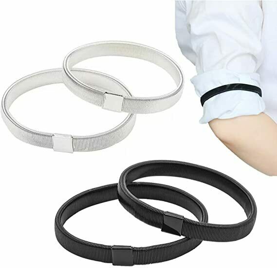 Elastic Arm Band Anti-Slip Shirt Sleeve Garters for Men Women Fashion Style