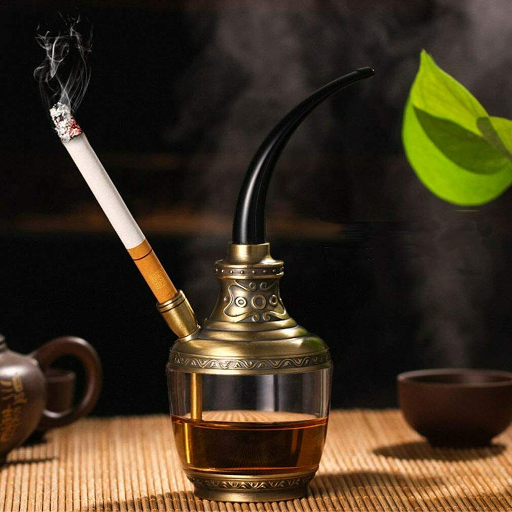 Hokah Portable Bubbler Tobacco Water Smoke Pipe Bong Mini Smoking Pipe FULL PACK