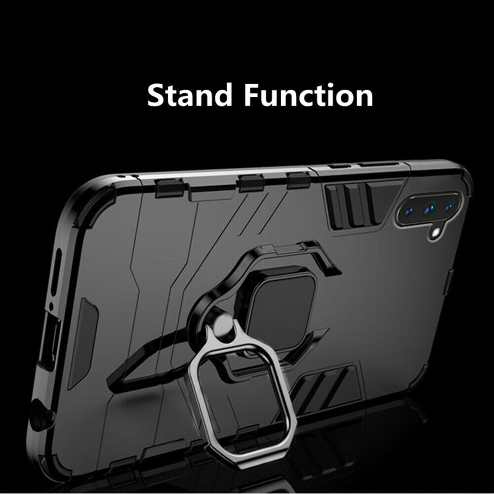 For Samsung Note 10 Case Hybrid Magnetic Armor Ring Holder Heavy Duty Cover