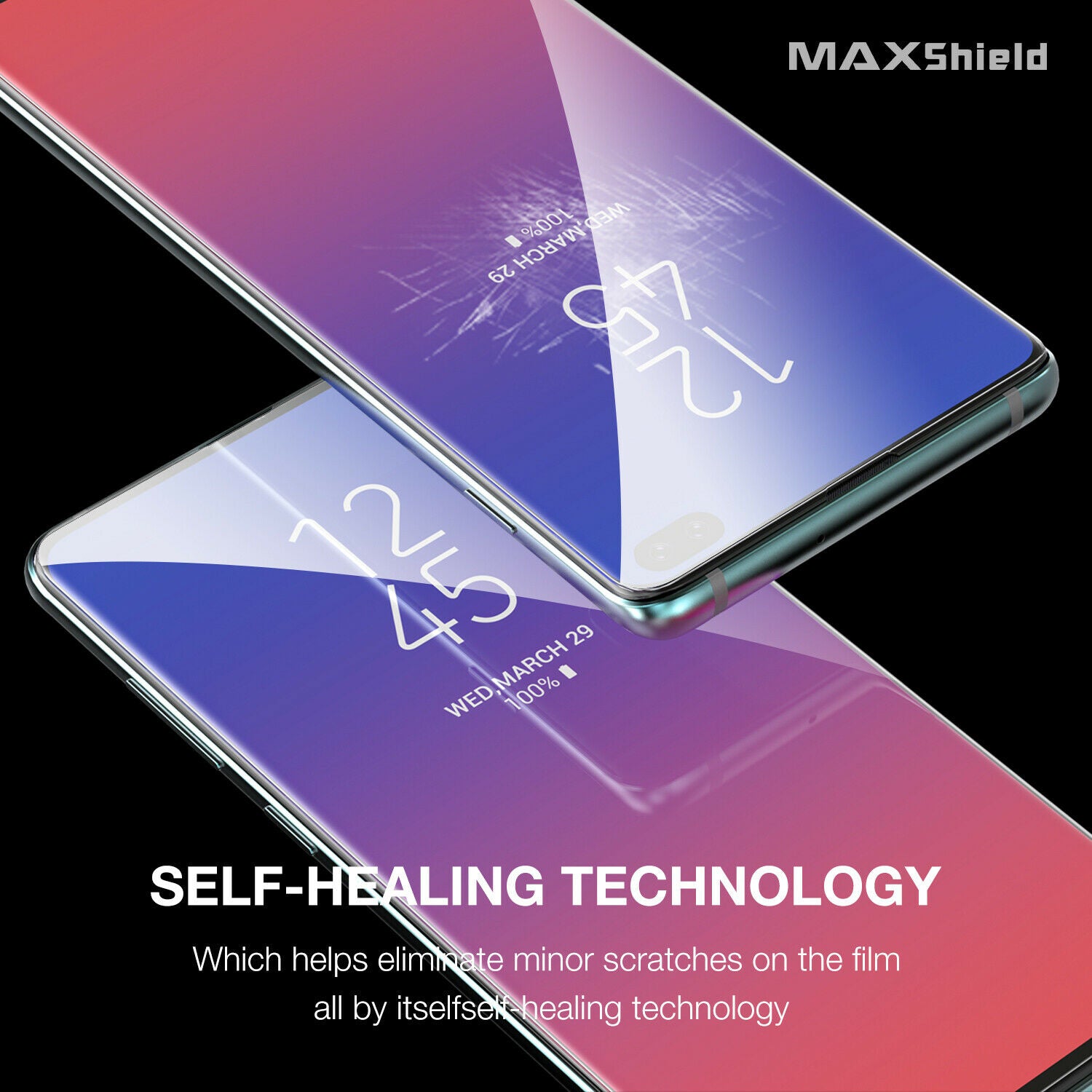 2x CASE FRIENDLY HYDROGEL Film Screen Protector for Samsung Galaxy S10 5G