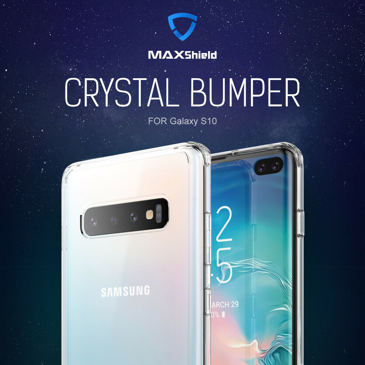 Samsung Galaxy S10E Case Shockproof Crystal Bumper Case Cover