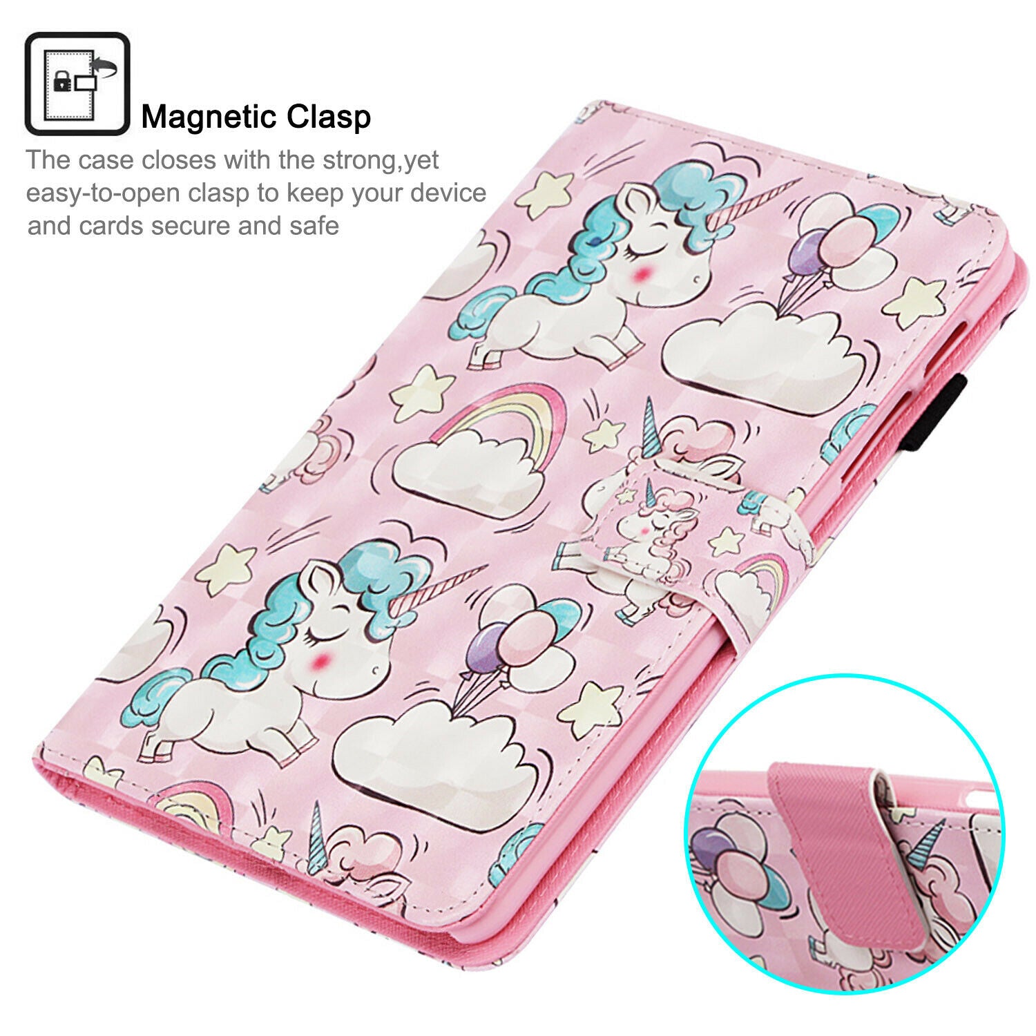 For Samsung Galaxy Tab S5e 10.5 T720 T725 Tablet Smart Case Leather Stand Cover