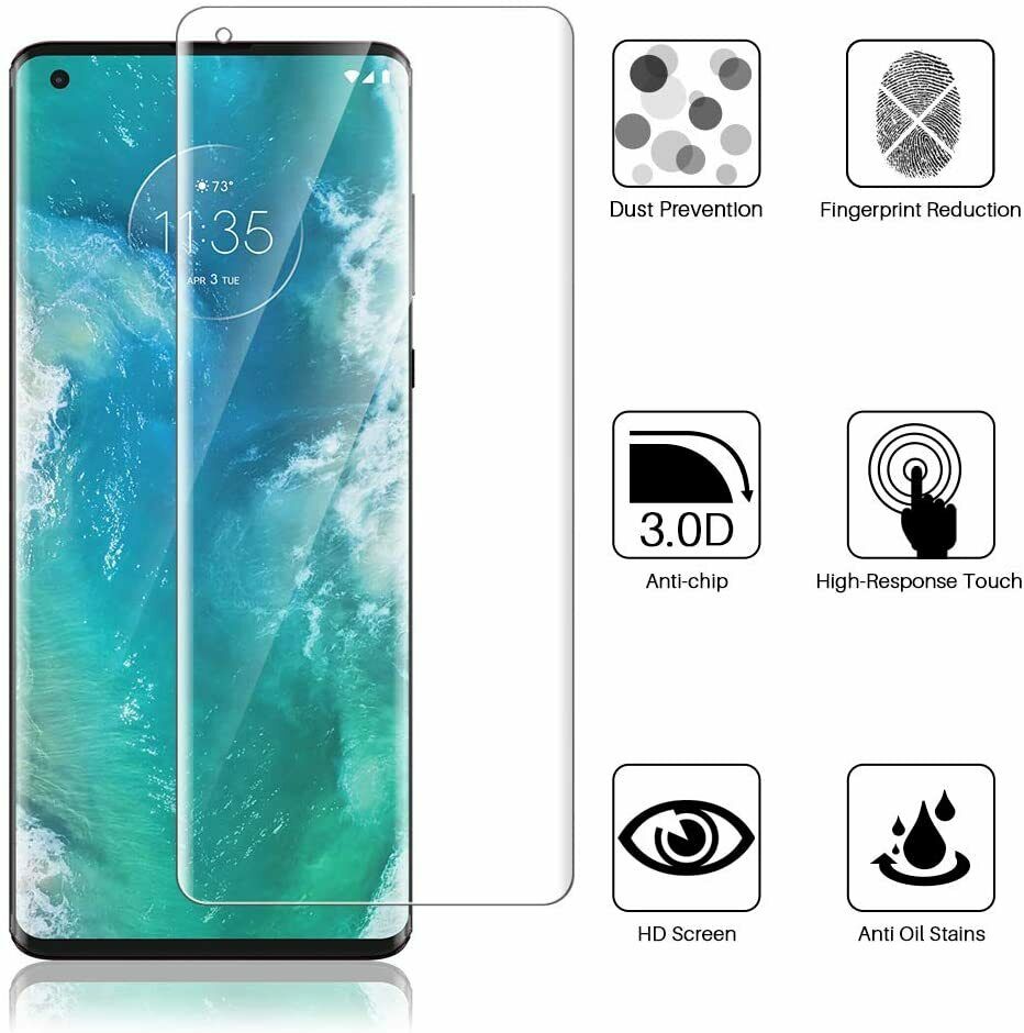 For Motorola Moto Edge 5G Hydrogel Full Coverage HD Soft Flex Screen Protector