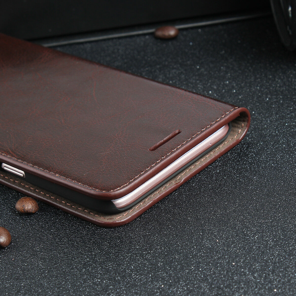 iPhone XR Luxury Flip Cover Wallet Card Leather Case