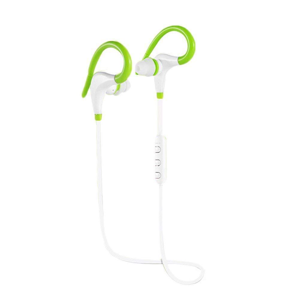 Wireless Sports Bluetooth Headphones,Stereo Earbuds Noise Cancelling Earphones-Red