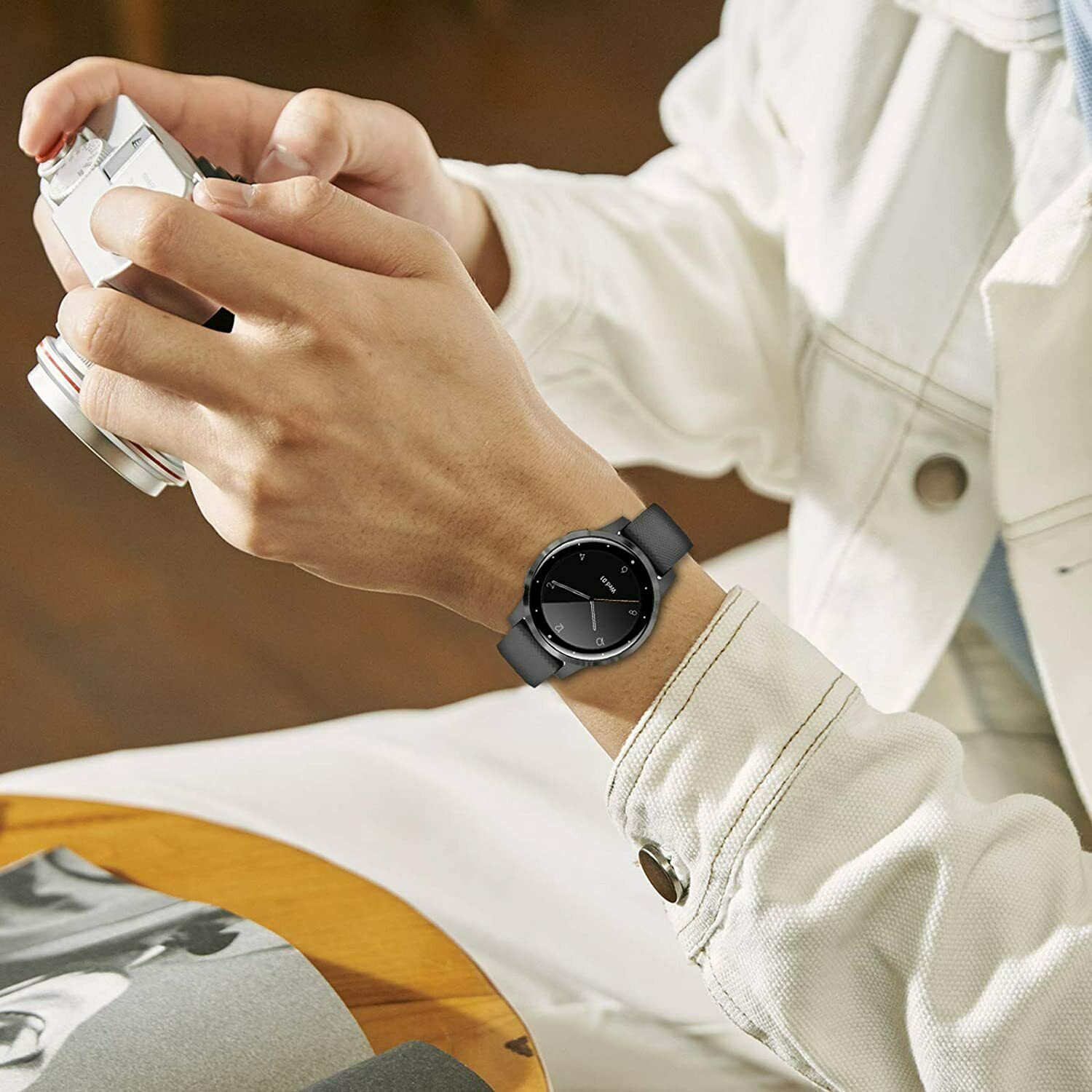 2/3x For Garmin Venu 2 2S Vivoactive 4 4S 3D Full Cover Glass Screen Protector