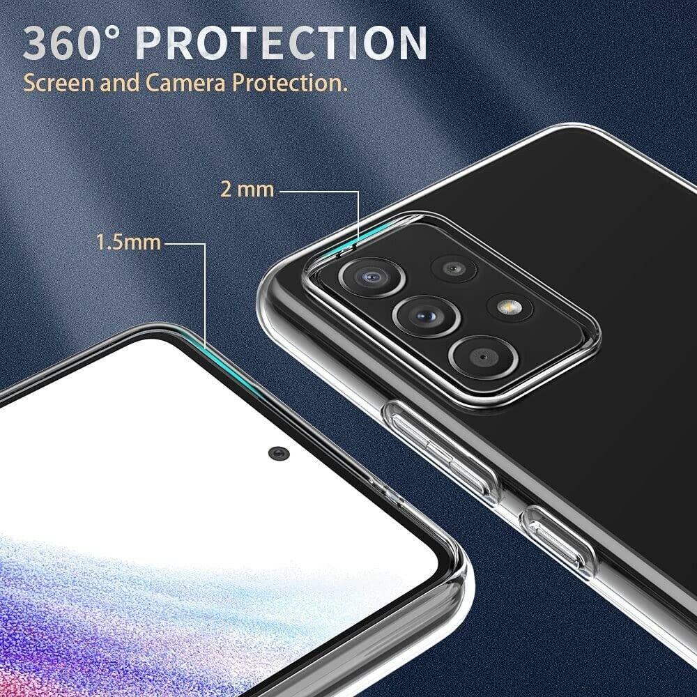 For Samsung Galaxy A53 A13 A23 A33 A73 5G Clear Case Shockproof Soft Slim Cover